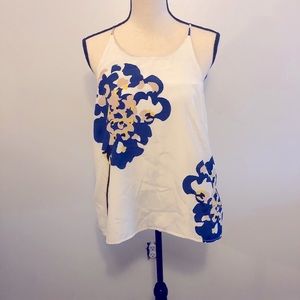 Anthropologie - Porridge Floral Peak-a-boo Top